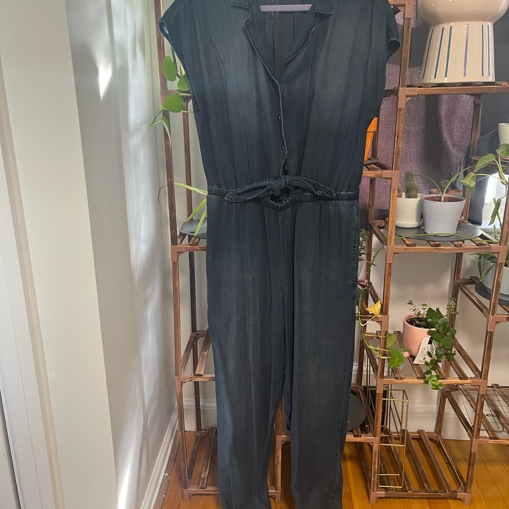Anthropologie Denim Jumpsuit